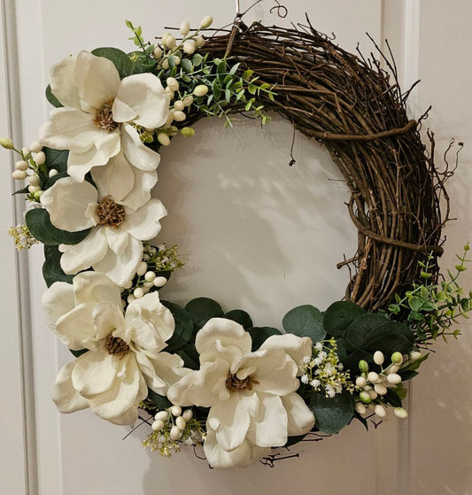 Magnolia wreath