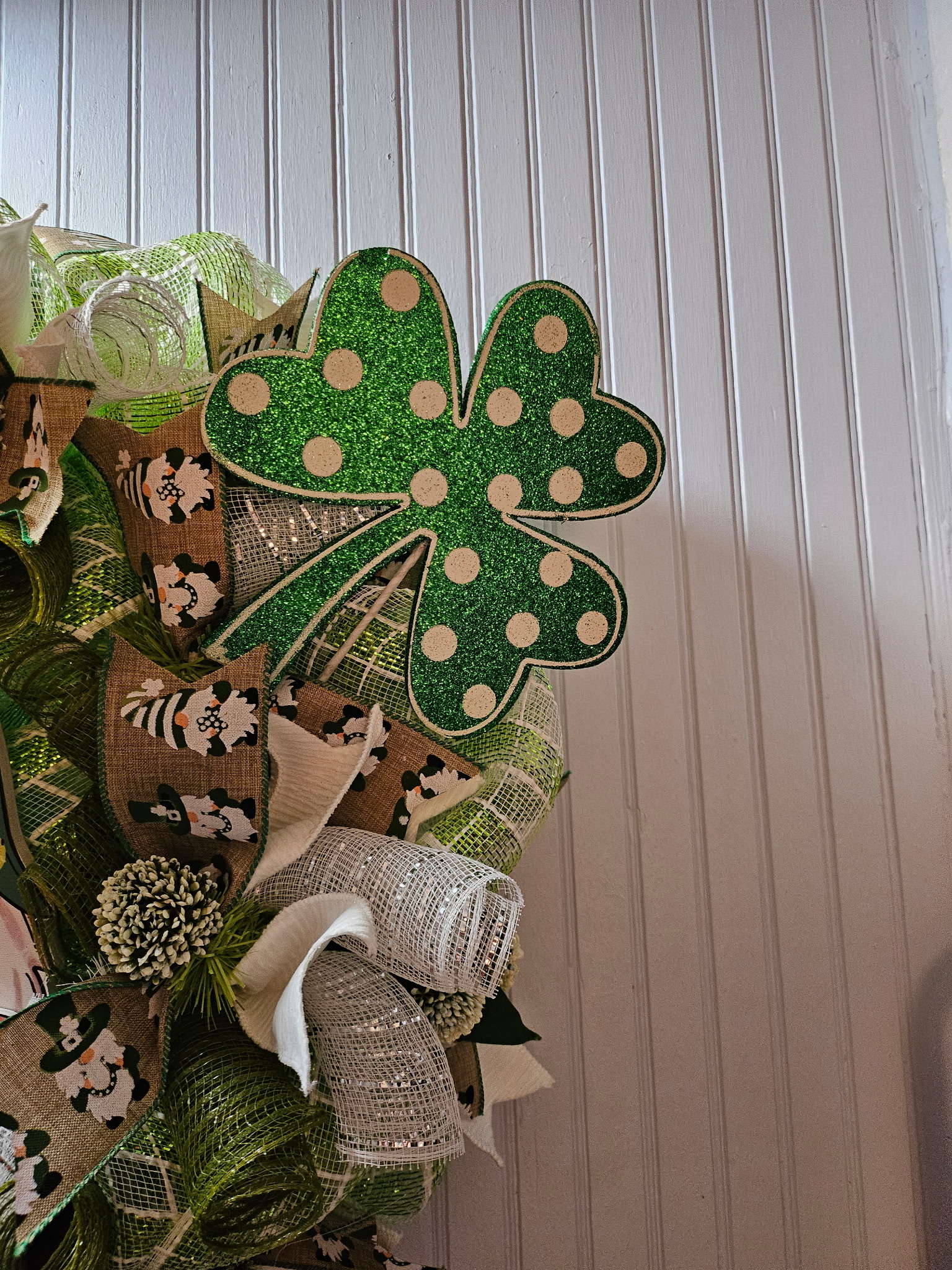 St. Patrick's Gnome Wreath image 2