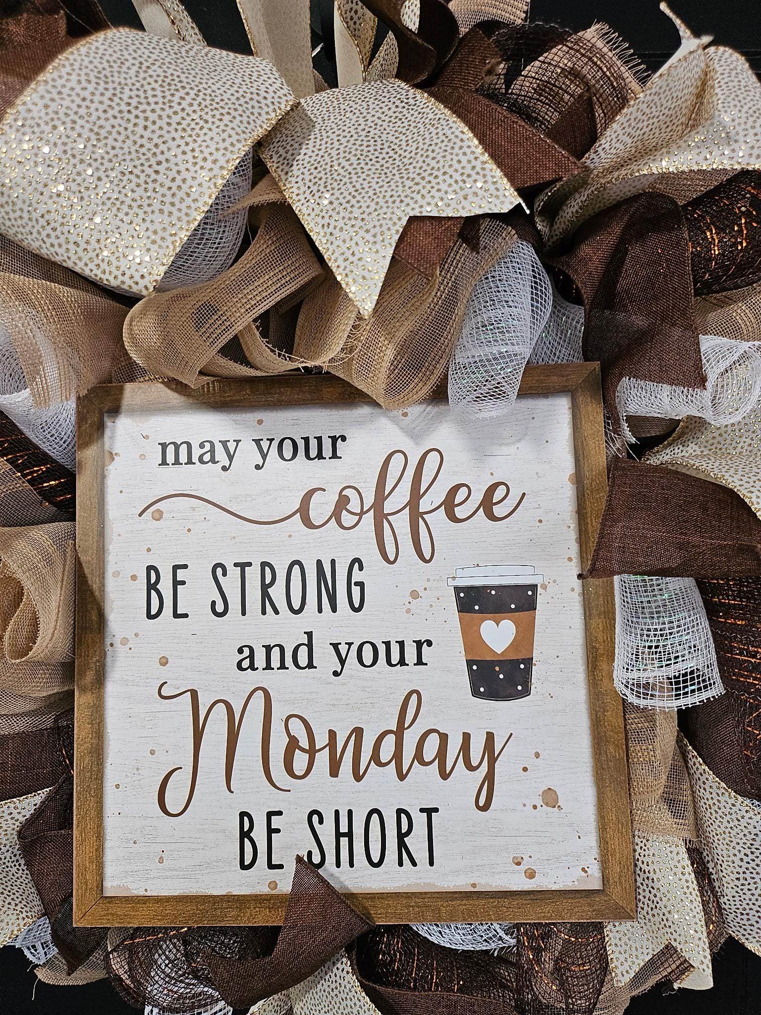 Cozy Coffee Wreath image 2