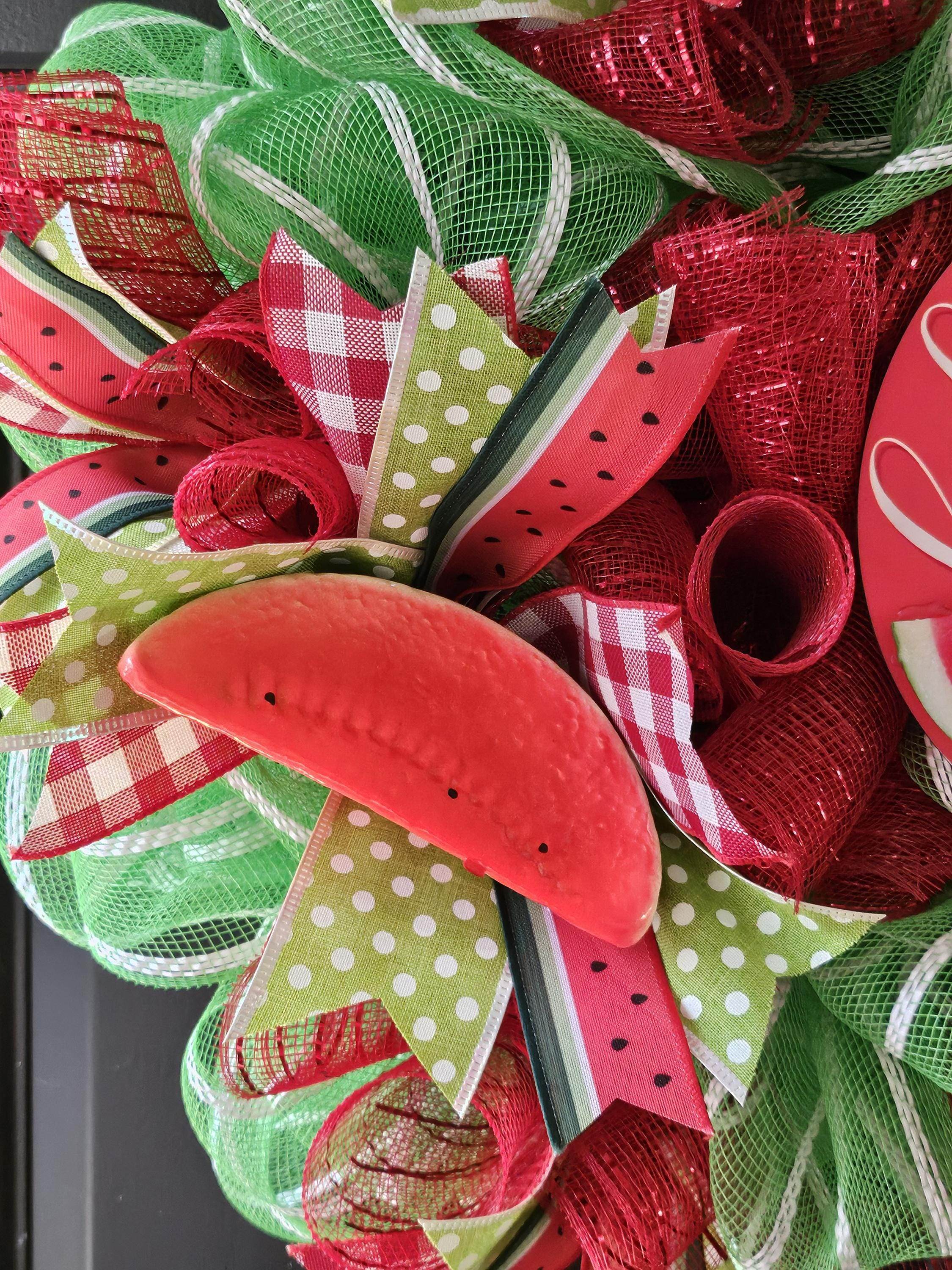 Summer Watermelon Wreath image 3