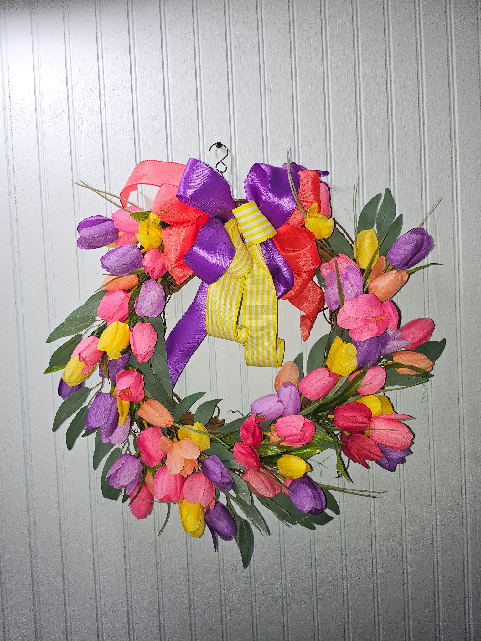 Spring Tulip Wreath