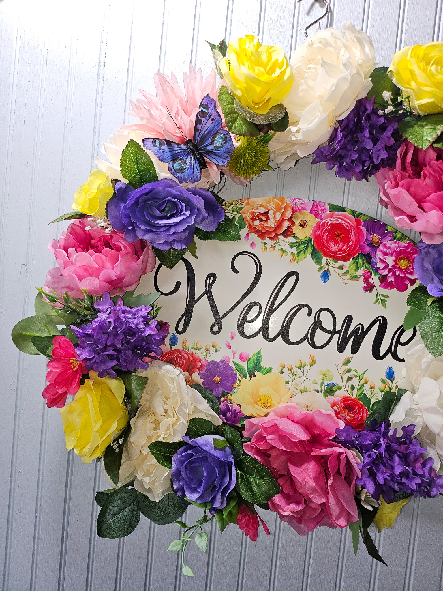 Spring Floral Welcome Wreath image 2