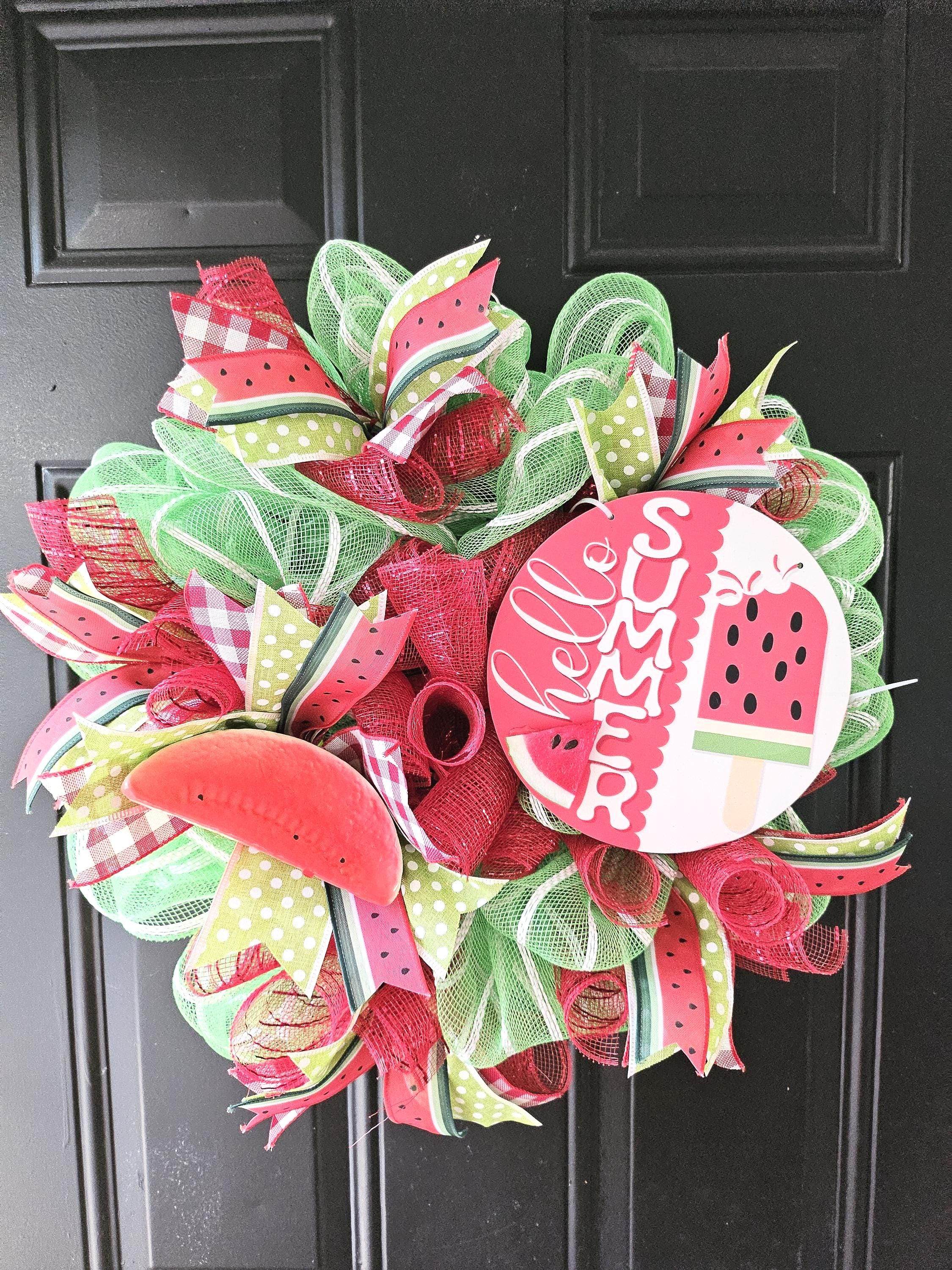 Summer Watermelon Wreath