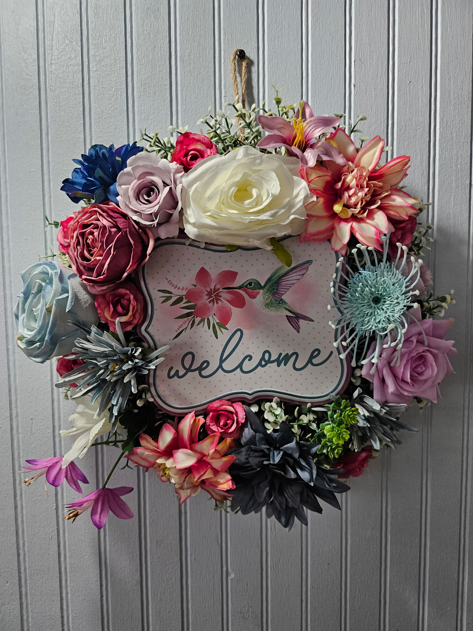 Spring Welcome Wreath