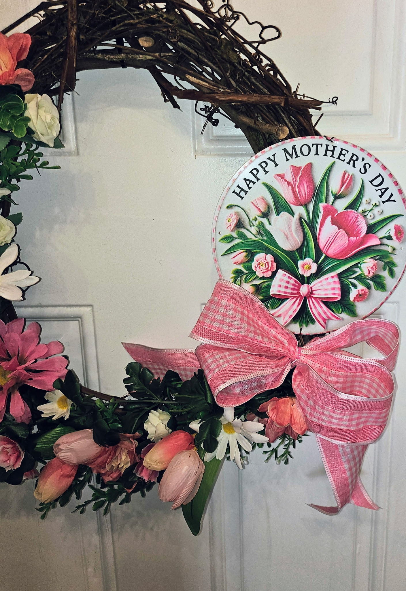 Happy Mother's Day Floral Wreath image 2