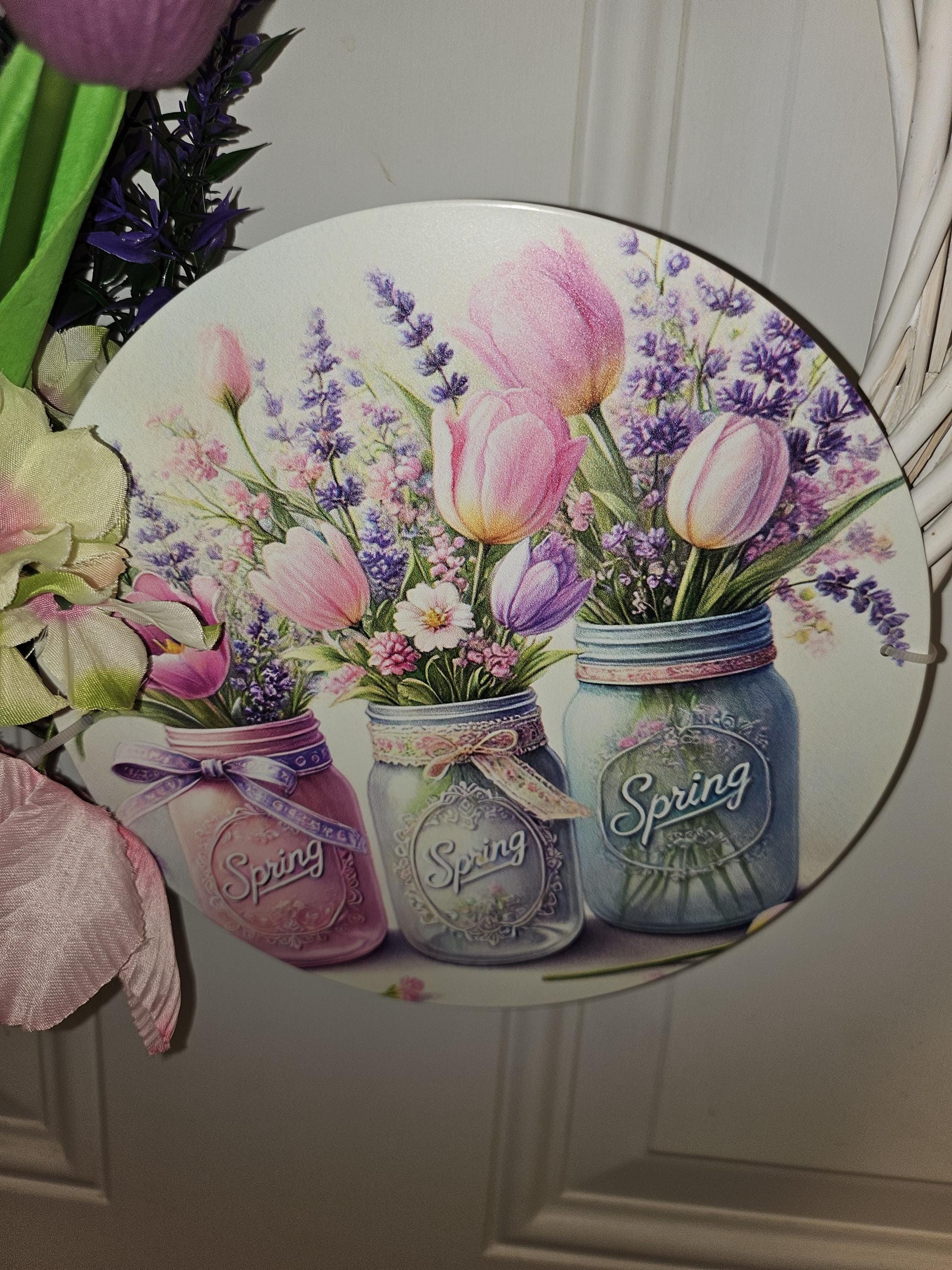 Spring Flowers Wreath image 2