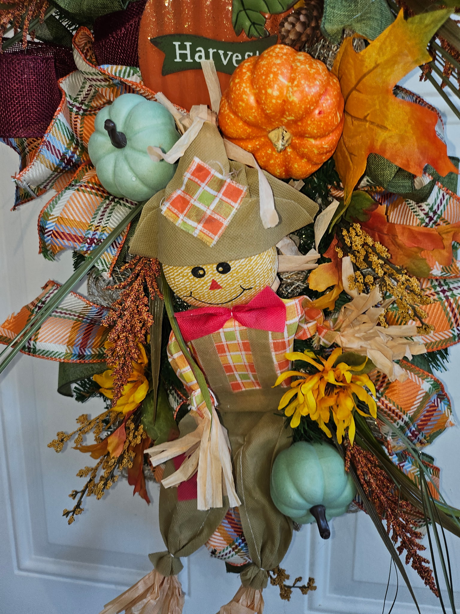 Harvest Scarecrow Pumpkin Swag image 4