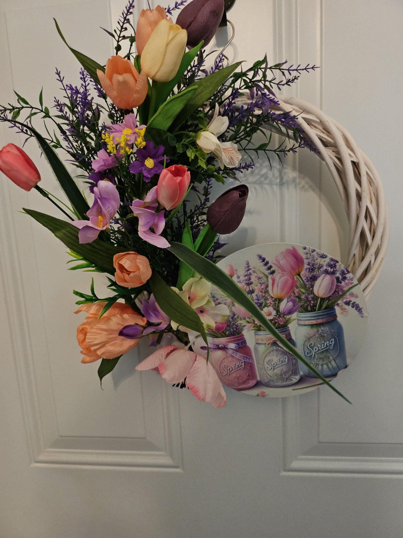 Spring Flowers Wreath