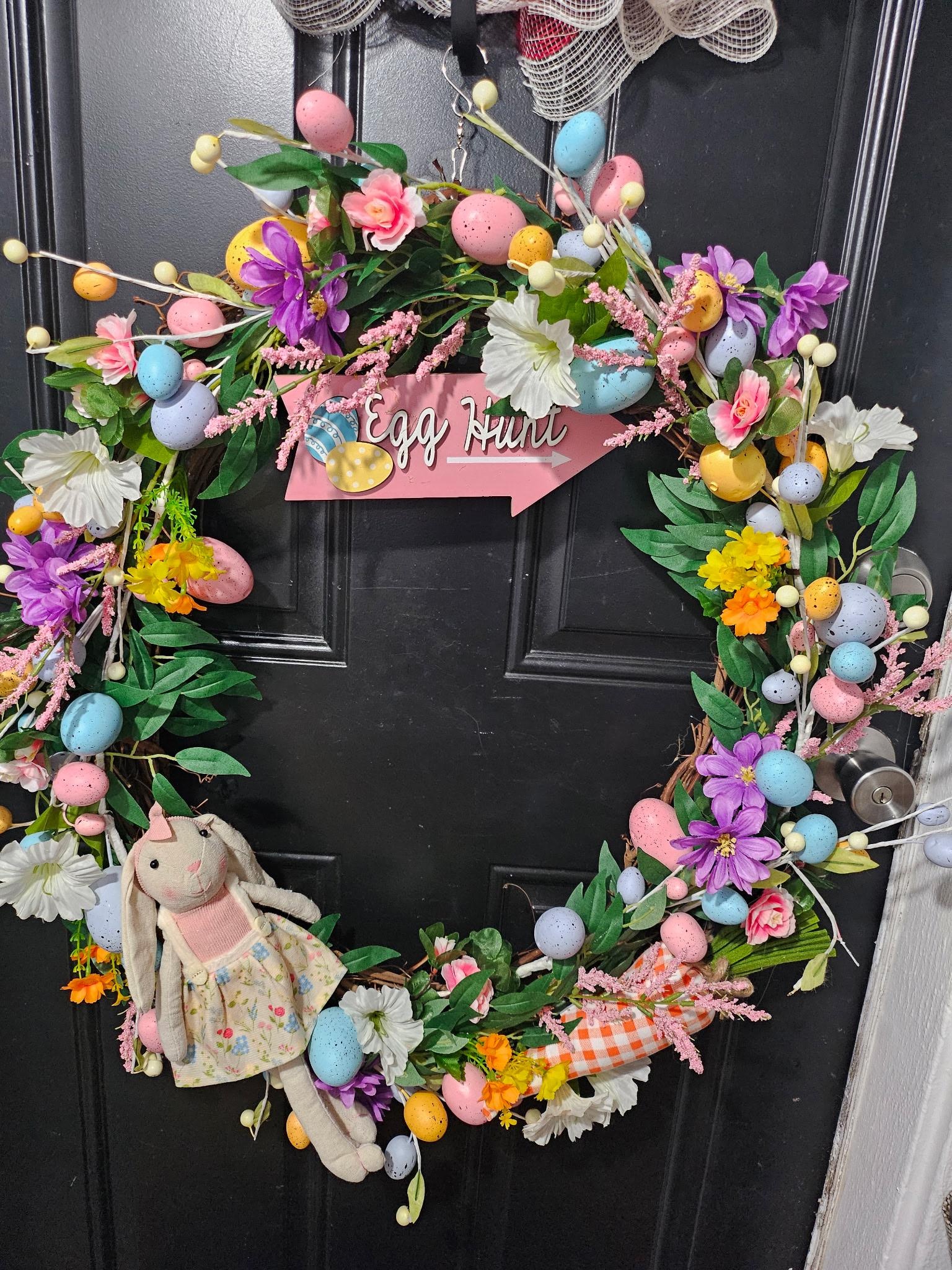 Easter Egg Hunt Wreath