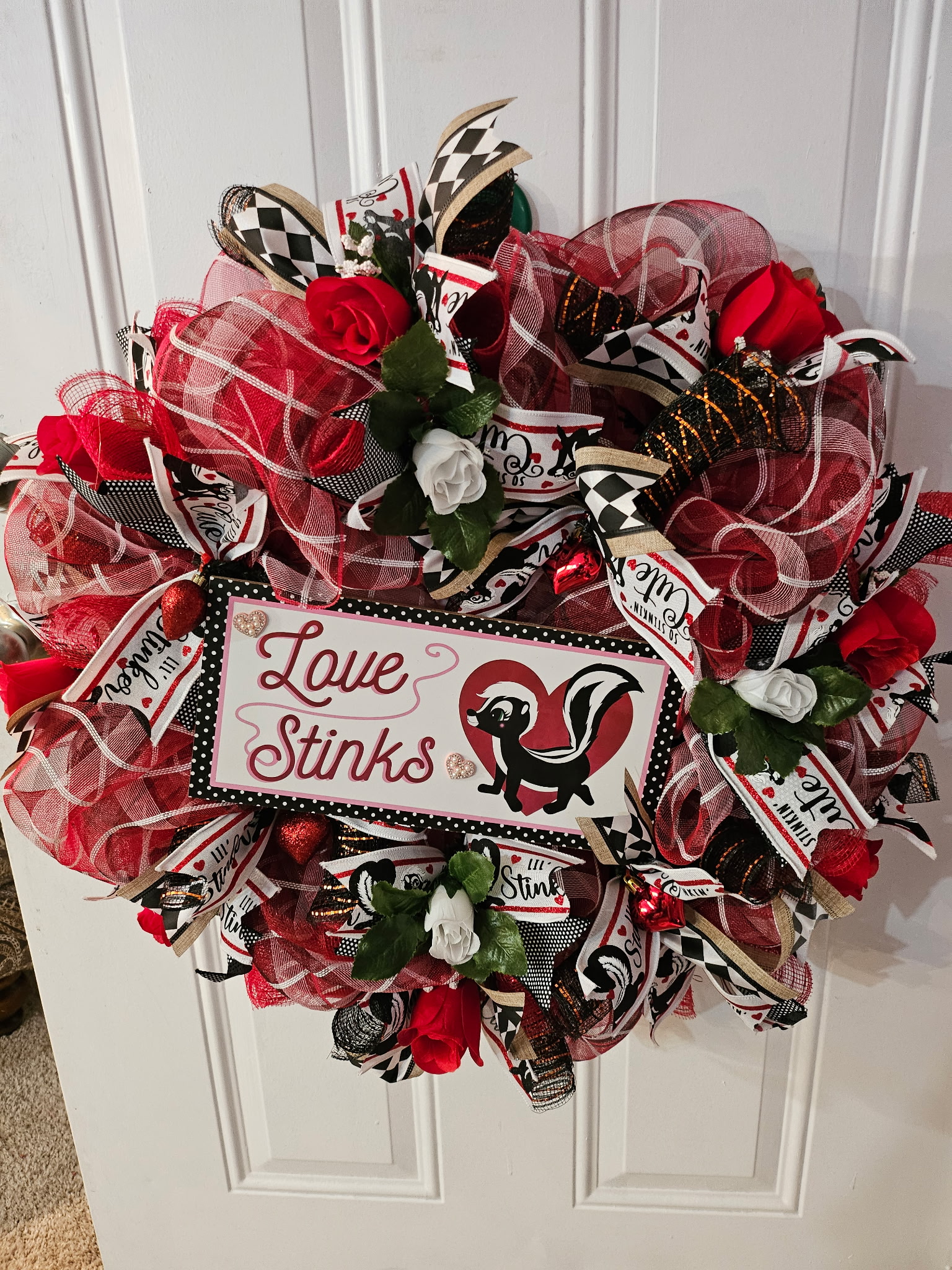 Love Stinks Wreath