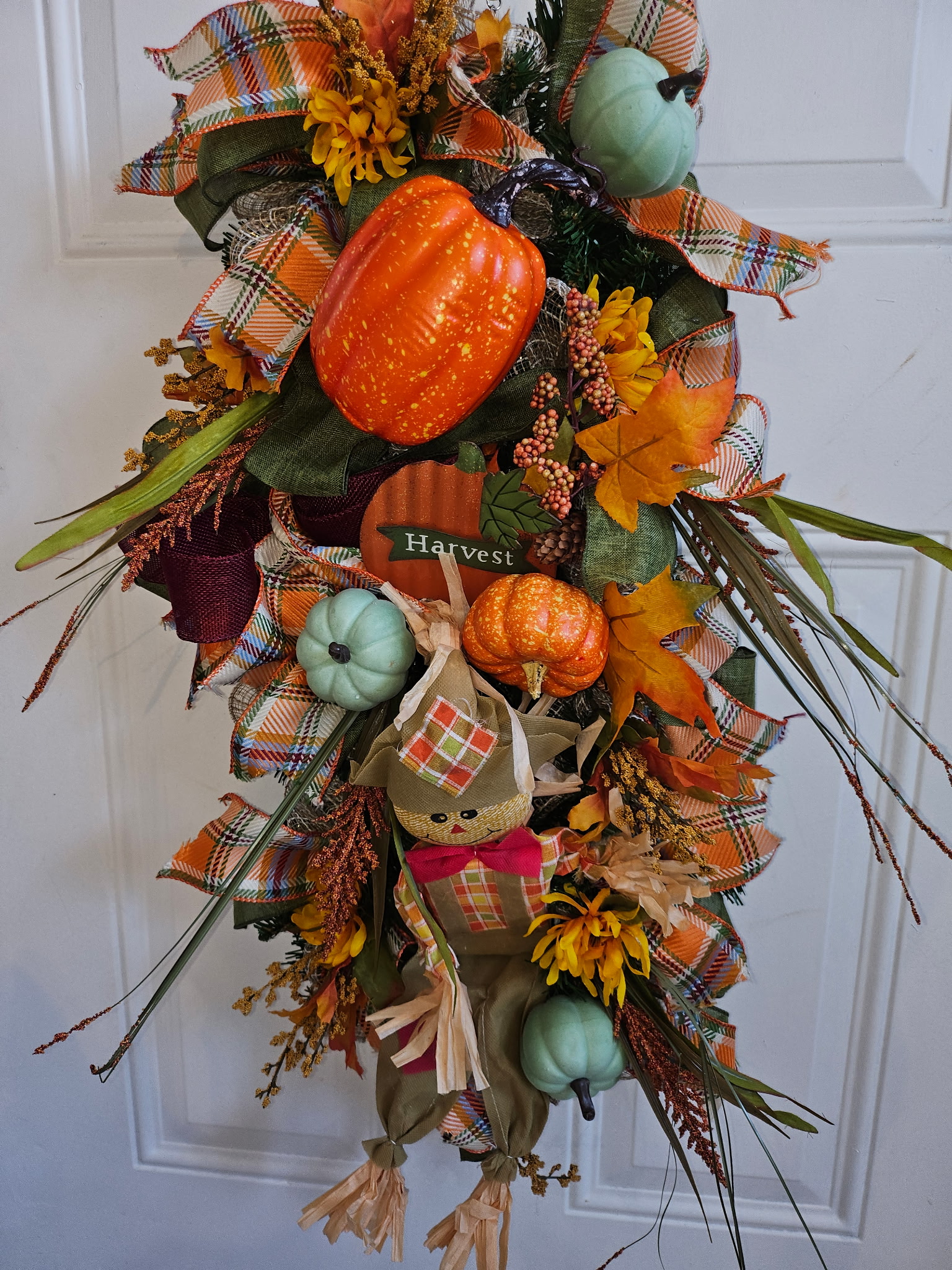 Harvest Scarecrow Pumpkin Swag image 2
